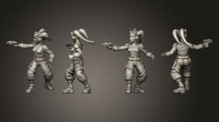 Military figurines (Hera 1 blaster 001, STKW_7436) 3D models for cnc
