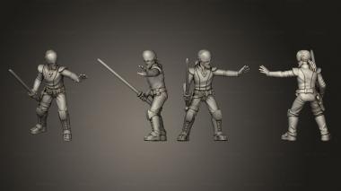 Military figurines Hera 1 blaster 002 3d model