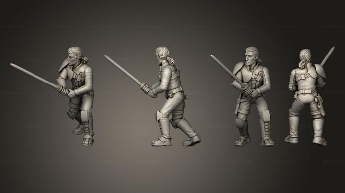 Military figurines (Hera 1 blaster 003, STKW_7438) 3D models for cnc