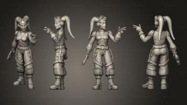 Military figurines Hera 1 blaster 004 3d model