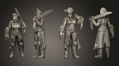 Military figurines Heresey Girls 3d model