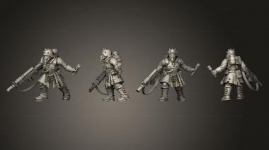 Military figurines Heretic 01 3d model