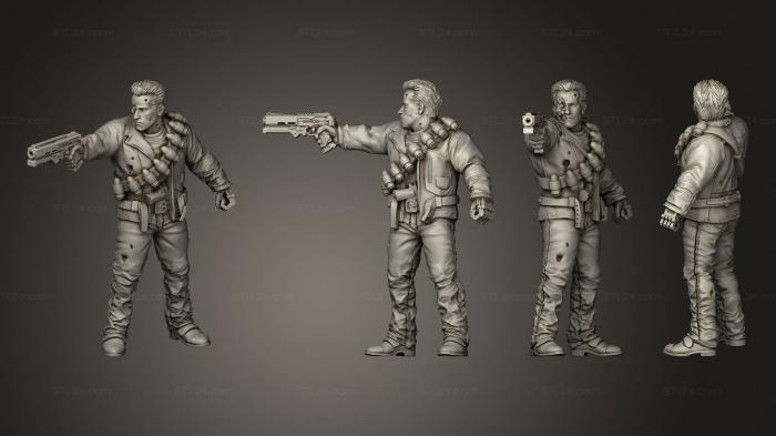 Military figurines (HERO CYBORG, STKW_7452) 3D models for cnc