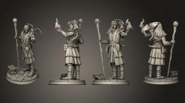 Military figurines Hero Talandir The Elf Wizard 3d model