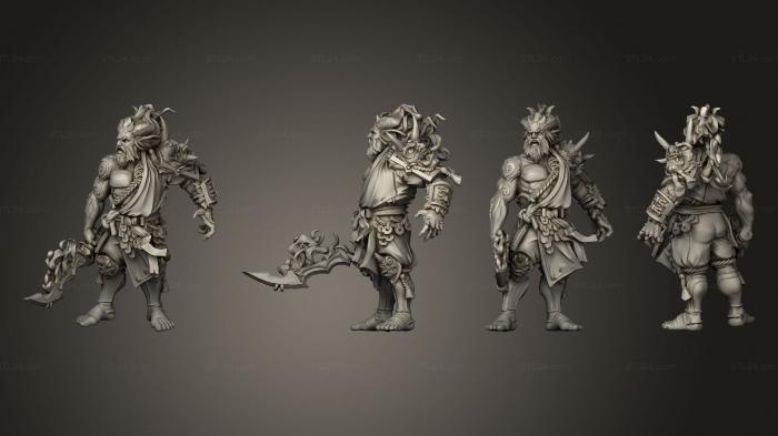 Military figurines (Hero Tempest, STKW_7457) 3D models for cnc