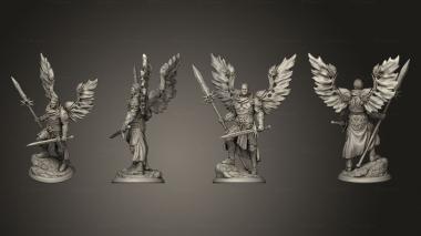 Military figurines Hero Tural Aasimar Paladin 3d model