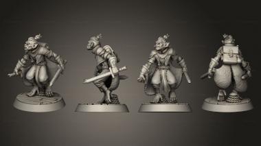Military figurines Heroes Bosun Waldorf 001 3d model