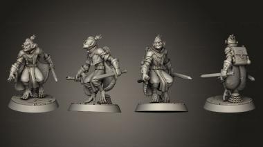Military figurines Heroes Bosun Waldorf 002 3d model