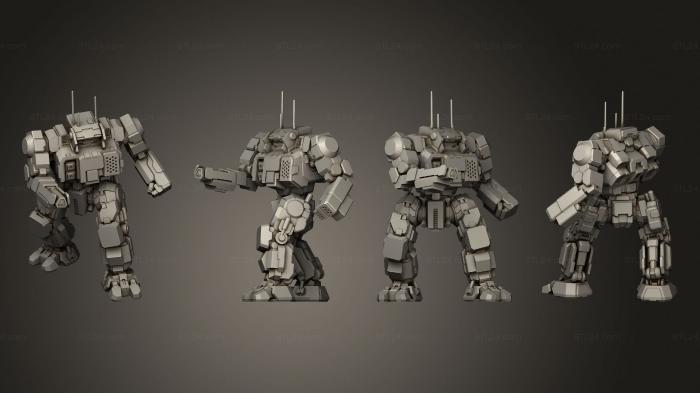 Military figurines (HGN 732 4, STKW_7469) 3D models for cnc
