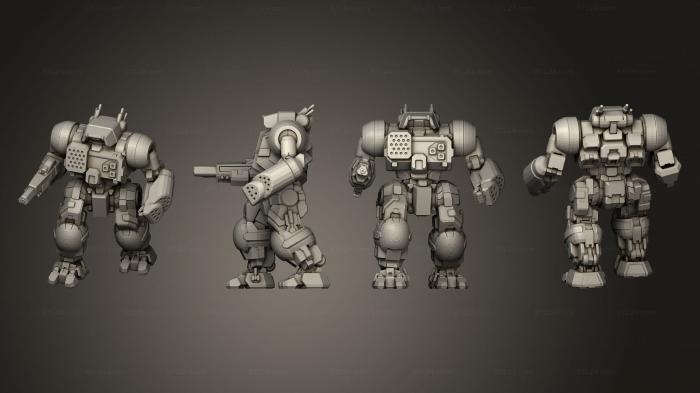 Military figurines (HGN IIC 4, STKW_7470) 3D models for cnc