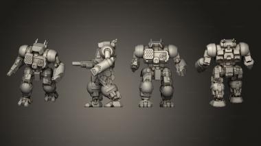 Military figurines HGN IIC 4 3d model