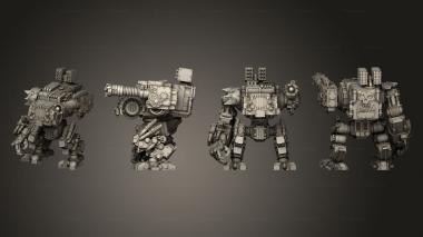 Military figurines Hick Naut A 3d model