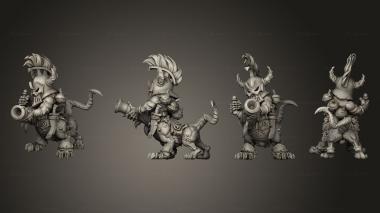 Military figurines Hidrim Fire Spitter 3d model