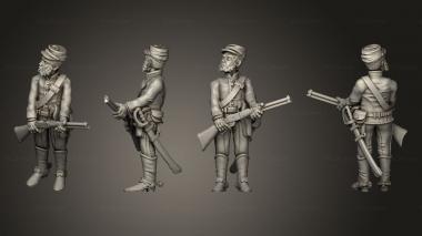 Military figurines High Noon Miniature Set The Infantry 01 3d model