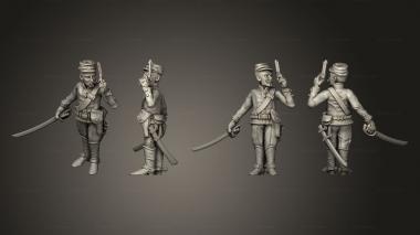 Military figurines High Noon Miniature Set The Infantry v 3 3d model