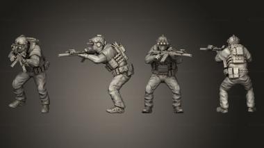 Military figurines High Risk Contractors 05 3d model