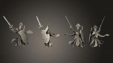 Military figurines Highborn Elves Eagle Pilar 002 3d model