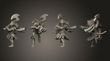 Military figurines Highborn Elves Nature Protector Hunter 3d model