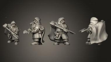 Military figurines HILL DWARF 01 3d model