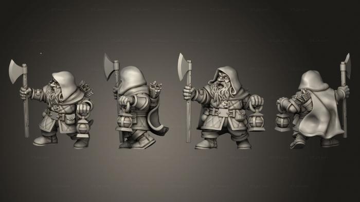 Military figurines (HILL DWARF 08, STKW_7505) 3D models for cnc