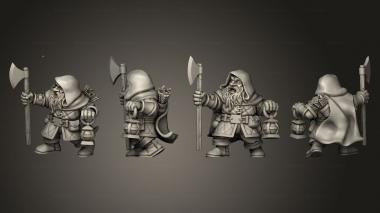 Military figurines HILL DWARF 08 3d model