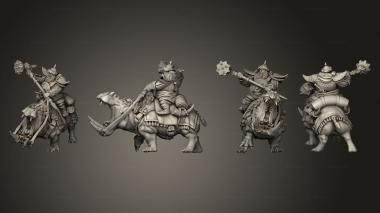 Military figurines Hippo ogre 4 3d model