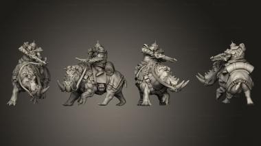 Military figurines Hippo Ogre 5 3d model