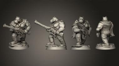 Military figurines Hippokin Ranger 3d model