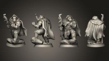 Military figurines Hippokin Wizard 3d model
