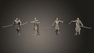 Military figurines Hiroshi Ronin 03 3d model