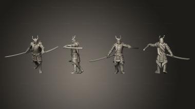 Military figurines Hiroshi Ronin 10 3d model