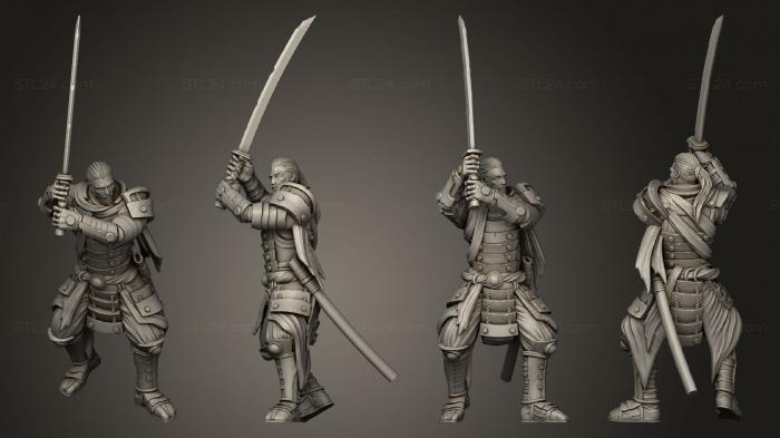 Military figurines (Hiroshi Ronin 13, STKW_7538) 3D models for cnc