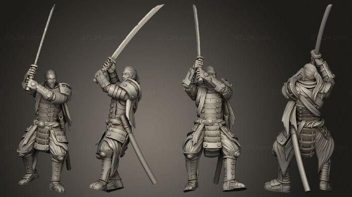 Military figurines (Hiroshi Ronin 16, STKW_7539) 3D models for cnc