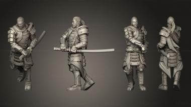 Military figurines Hiroshi Ronin 21 3d model