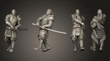 Military figurines Hiroshi Ronin 24 3d model