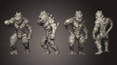 Military figurines Hive Footsoldier 2 3d model