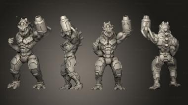 Military figurines Hive Footsoldier 3d model