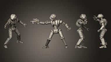 Military figurines HK 50 2 3d model
