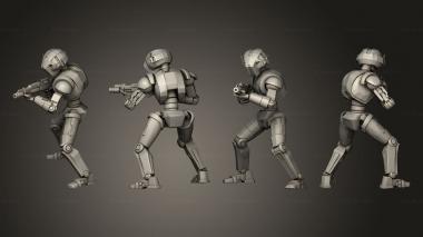 Military figurines HK 50 3 3d model