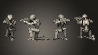 Military figurines HK 50 3d model