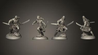Military figurines Hobgoblin Berserker 3d model