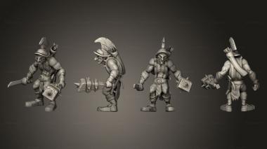 Military figurines Hobgoblin Gladiator Club 3d model