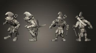 Military figurines Hobgoblin Gladiator Dagger 3d model