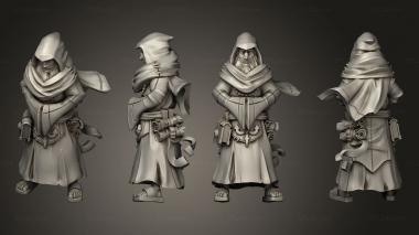 Military figurines hood 01 3d model