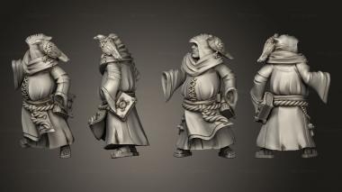 Military figurines hood 02 3d model