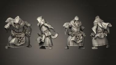 Military figurines hood 03 3d model