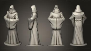 Military figurines Hooded Statue New 3d model