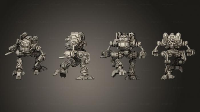 Military figurines (hoodwink mc pose, STKW_7568) 3D models for cnc