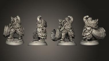 Military figurines Horn Blaster Bard 3d model