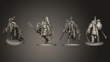 Military figurines Horror Bosses Krampus 3d model